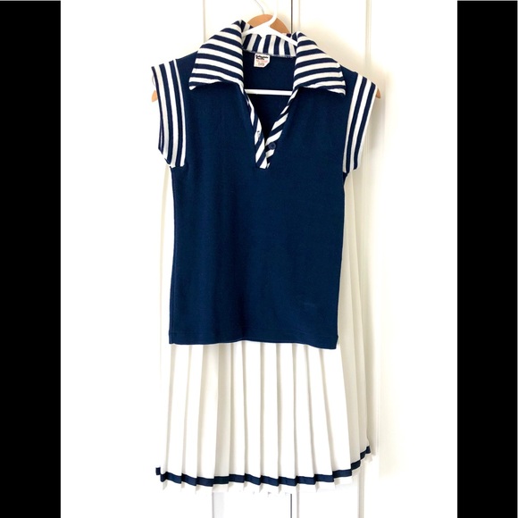 VTG90s/20’sDior cruise 22 look white sheer all around pleat Boston proper skirt - Picture 10 of 10